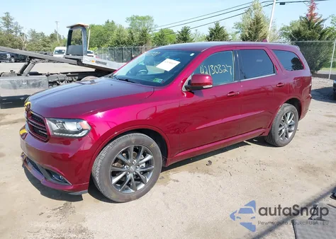 2017 Dodge Durango Gt Awd z USA, uszkodzony, nr VIN 1C4RDJDG1HC817528